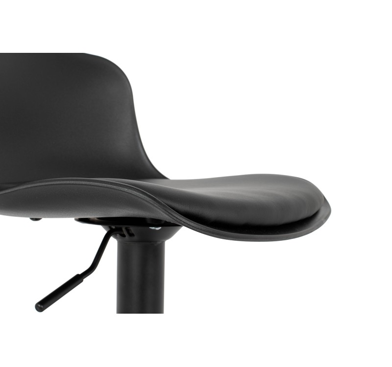 Krzesło barowe STOR TAP regulowane czarne