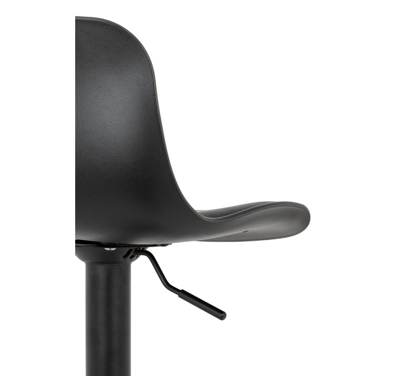 Krzesło barowe STOR TAP regulowane czarne