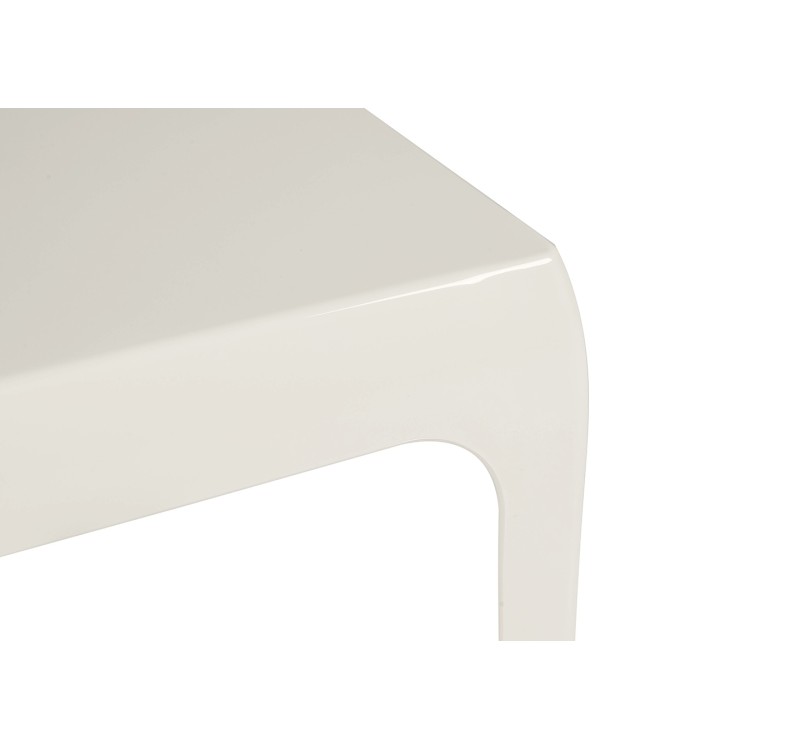 Stolik GHOST beżowy - poliwęglan