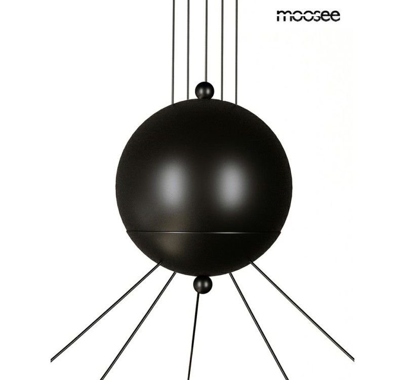 MOOSEE lampa wisząca OCTO 5 czarna