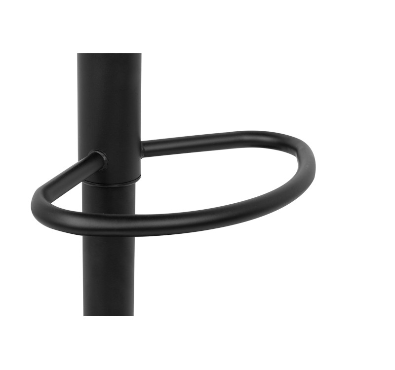 Krzesło barowe STOR TAP regulowane czarne