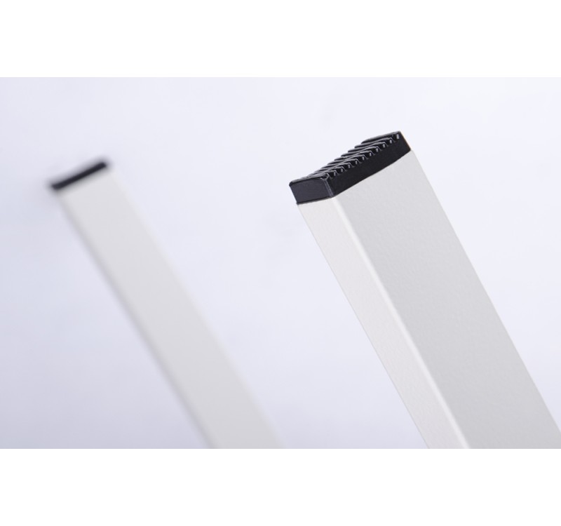 Krzesło SPLIT PREMIUM białe - aluminium, nogi białe