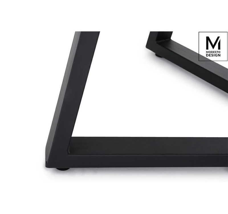 MODESTO stół TAVOLO FI 80 dąb - blat MDF, podstawa metalowa