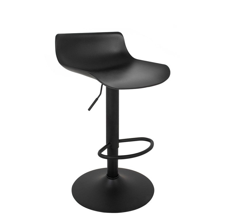 Krzesło barowe SNAP BAR regulowane czarne
