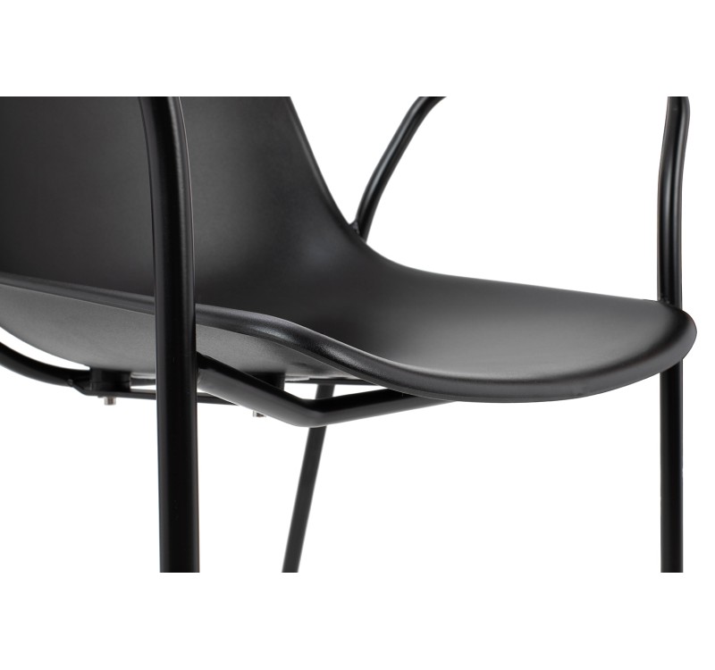 Krzesło RESOL ARM czarne