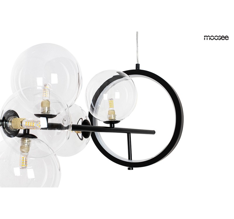 MOOSEE lampa wisząca ALURE LINE 120 czarna