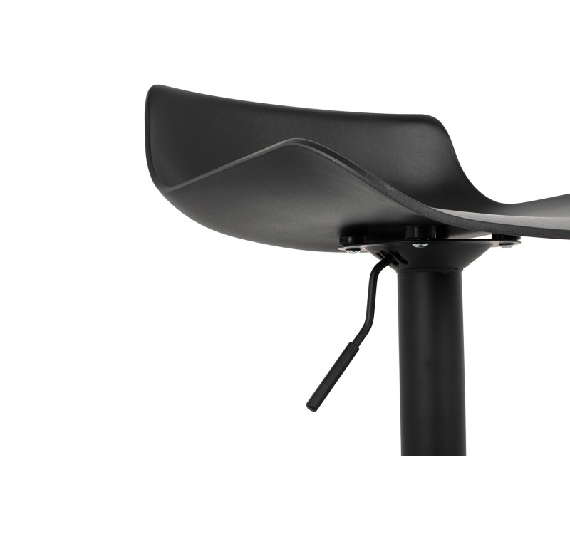 Krzesło barowe SNAP BAR regulowane czarne