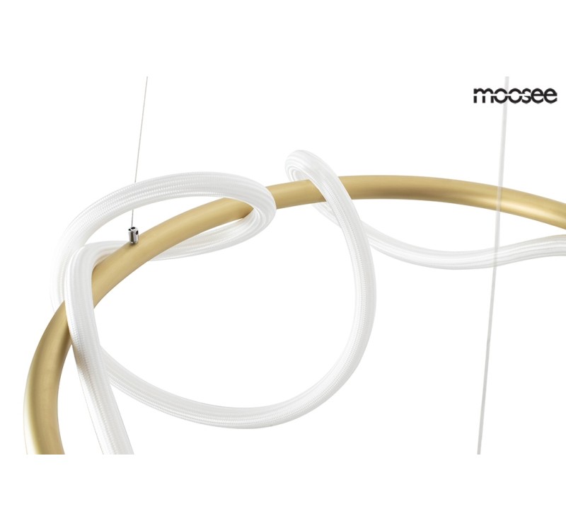 MOOSEE lampa wisząca SERPIENTE 60 złota