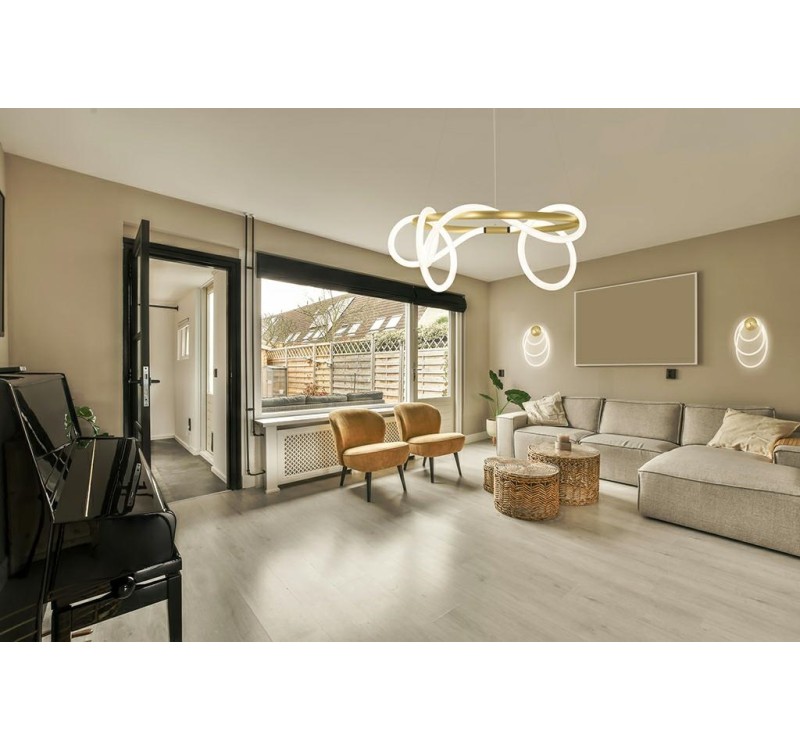 MOOSEE lampa wisząca SERPIENTE 60 złota