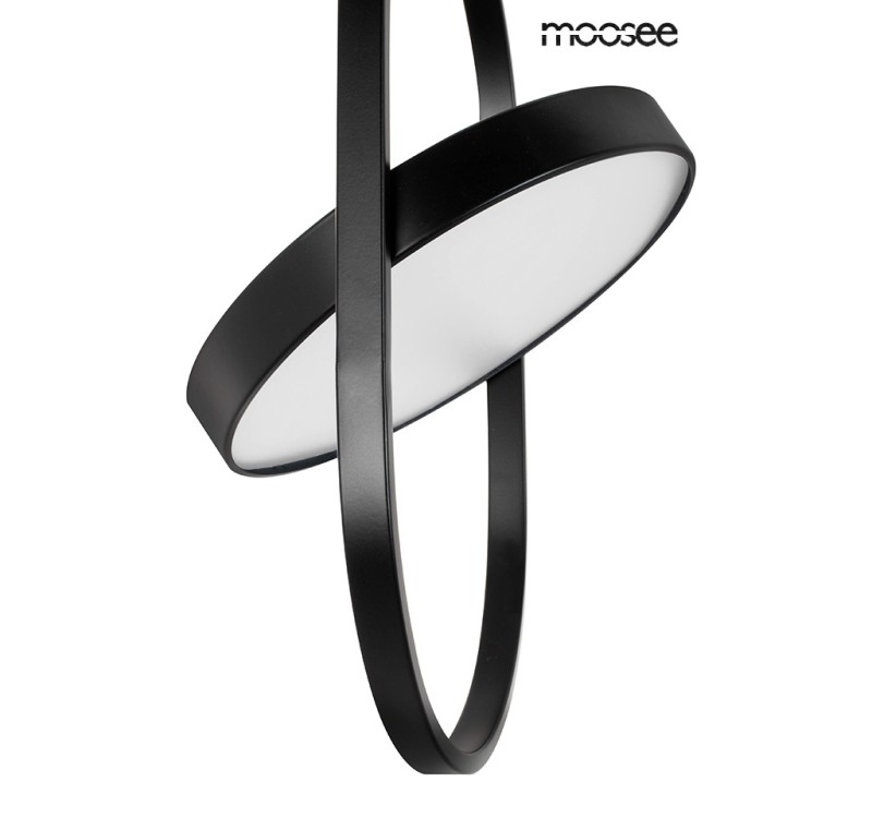 MOOSEE lampa wisząca SPINNER 26 czarna