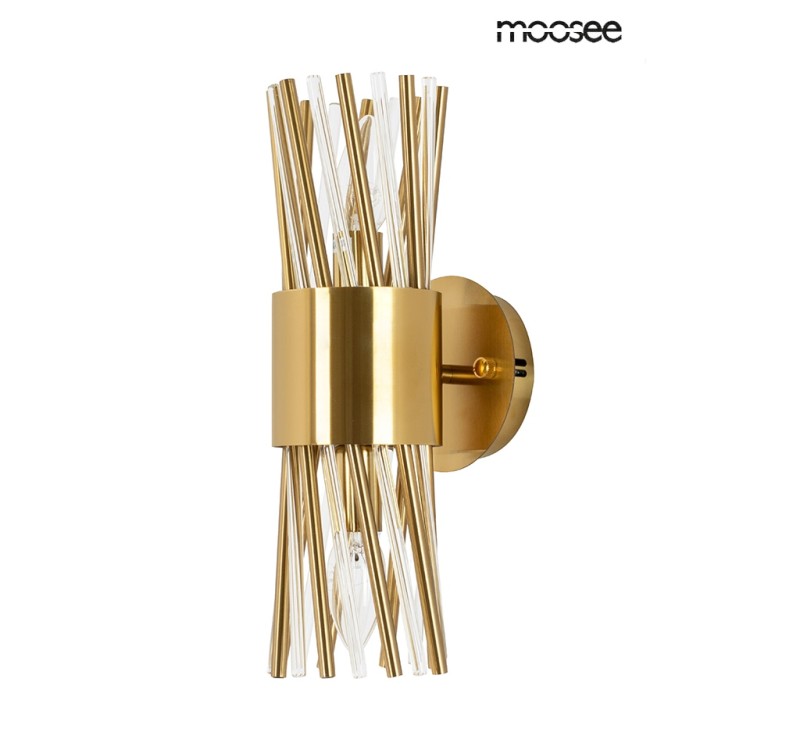 MOOSEE lampa ścienna LORENZO złota