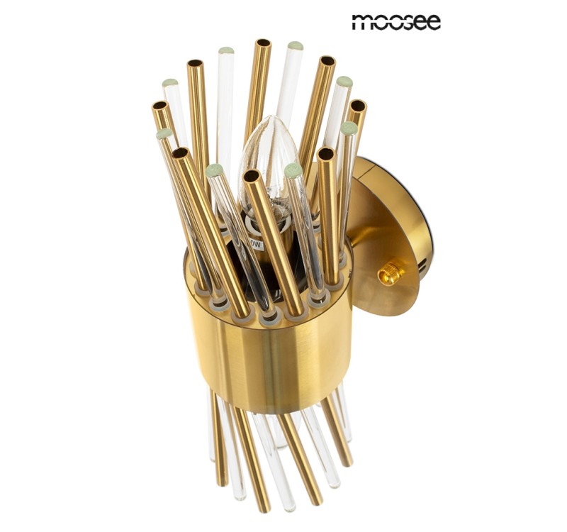 MOOSEE lampa ścienna LORENZO złota