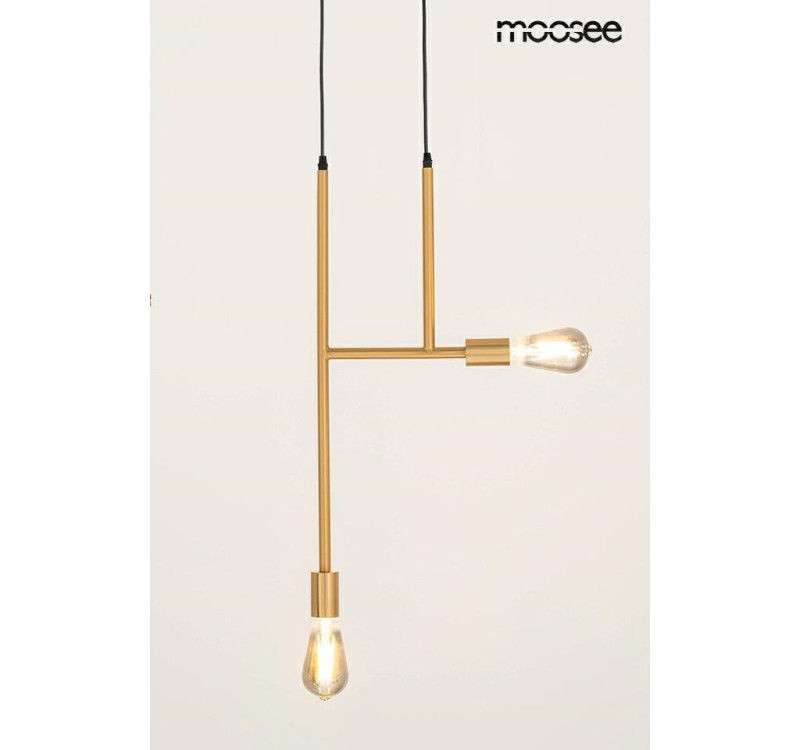 MOOSEE lampa wisząca RIVA 2 złota