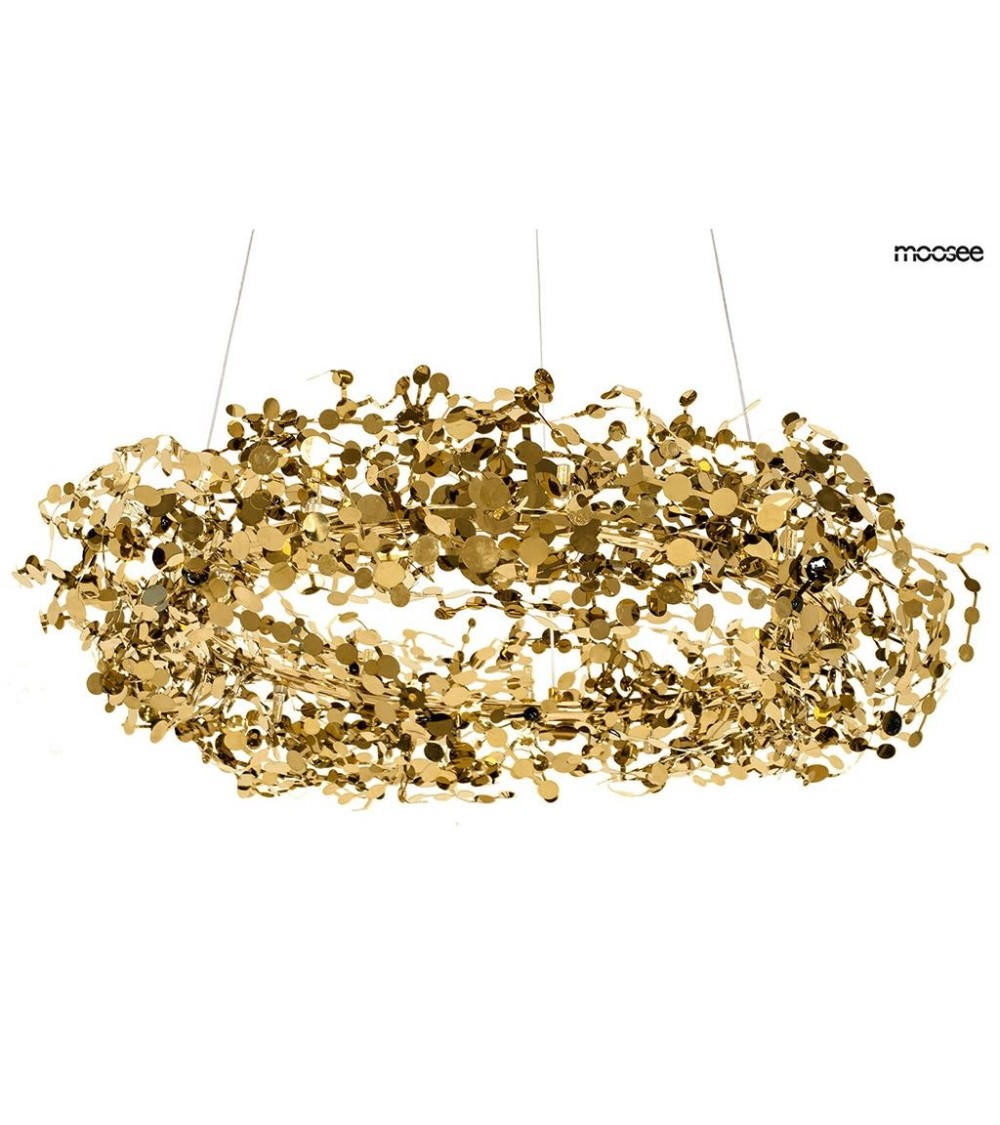 MOOSEE lampa wisząca MONETE 80 złota
