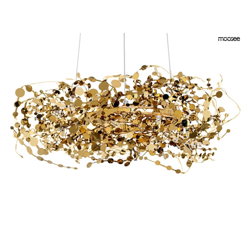 MOOSEE lampa wisząca MONETE 80 złota