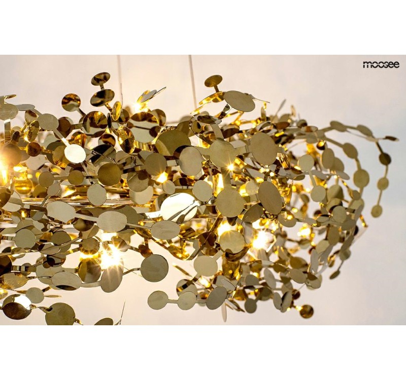 MOOSEE lampa wisząca MONETE 80 złota