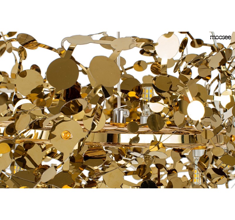 MOOSEE lampa wisząca MONETE 80 złota