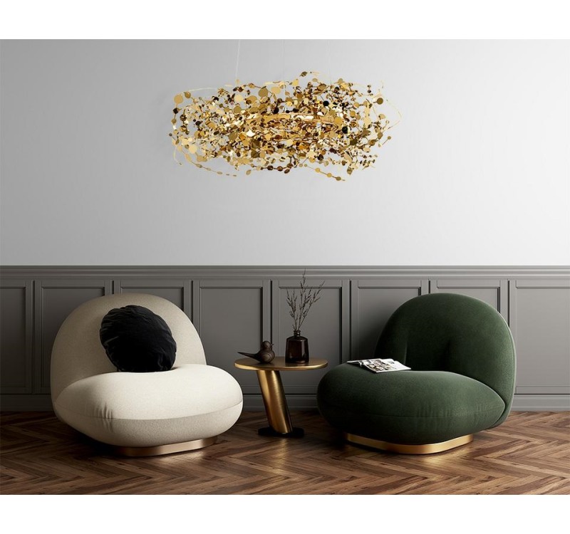 MOOSEE lampa wisząca MONETE 80 złota