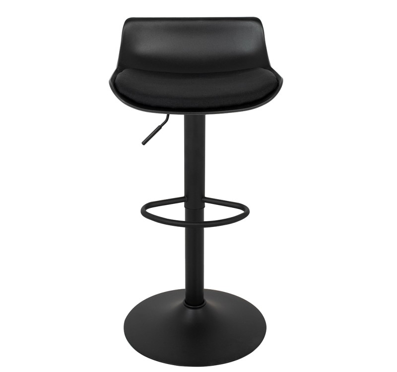 Krzesło barowe SNAP BAR TAP regulowane czarne