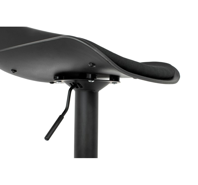 Krzesło barowe SNAP BAR TAP regulowane czarne