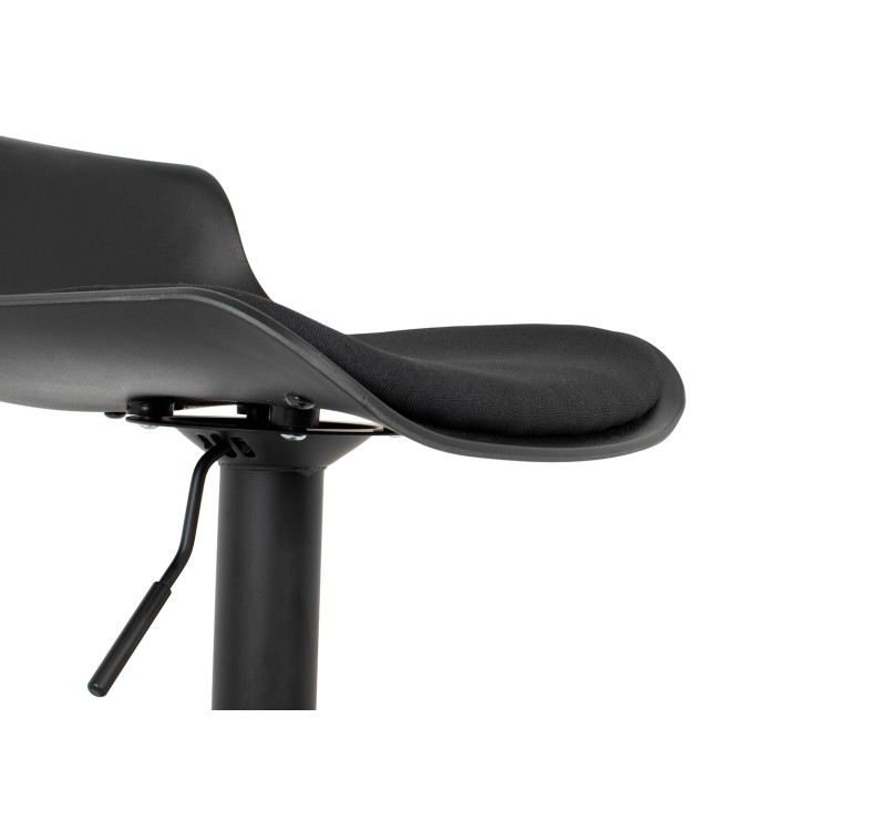 Krzesło barowe SNAP BAR TAP regulowane czarne