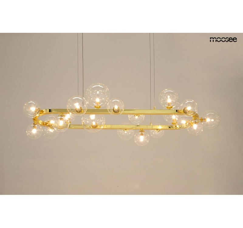 MOOSEE lampa wisząca ALURE OVAL 120       złota