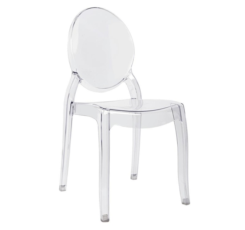 Krzesło ELIZABETH transparentne -  poliwęglan