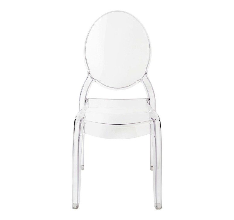 Krzesło ELIZABETH transparentne -  poliwęglan