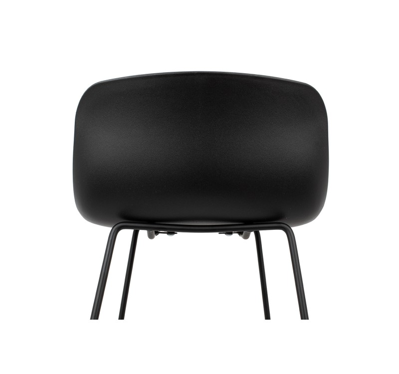 Krzesło barowe COMA 76 czarne