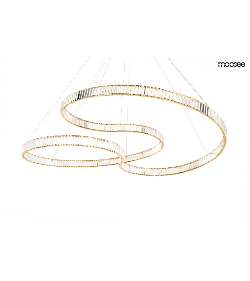 MOOSEE lampa wisząca WAVE 160A złota