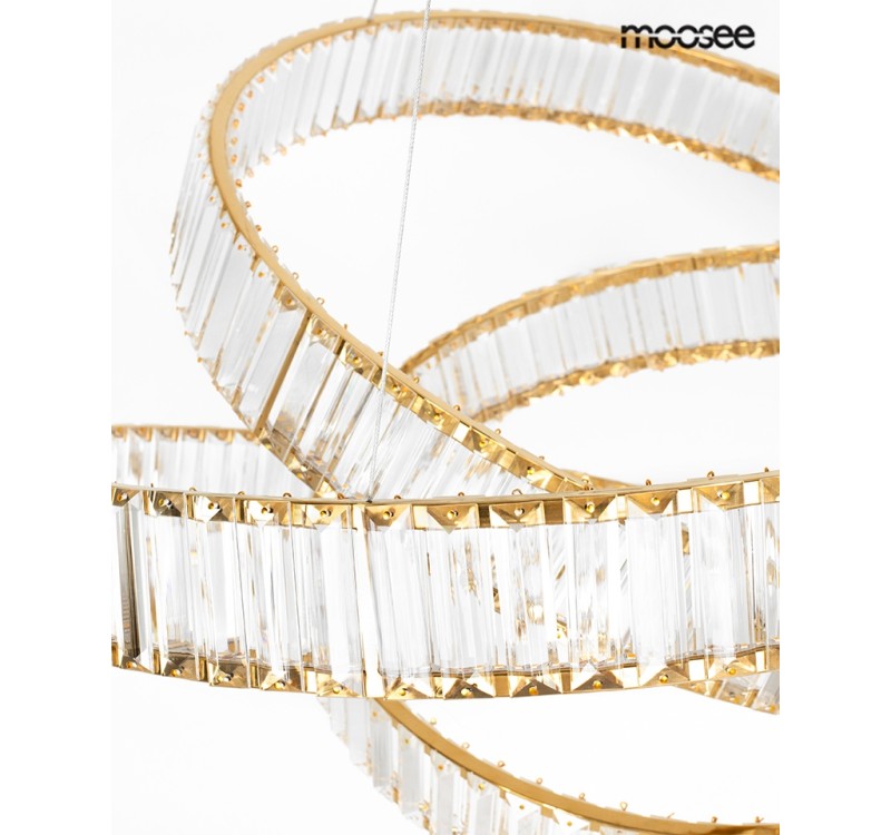 MOOSEE lampa wisząca WAVE 80 złota