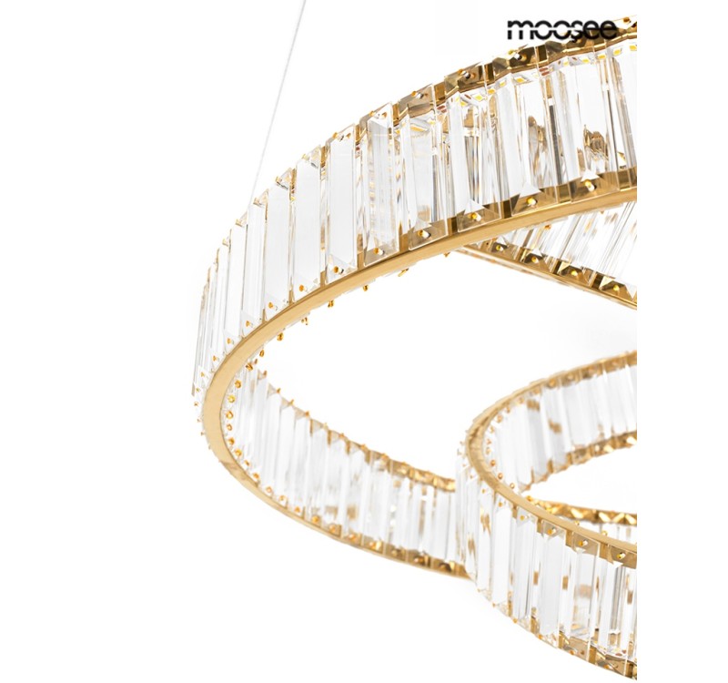 MOOSEE lampa wisząca WAVE 80 złota