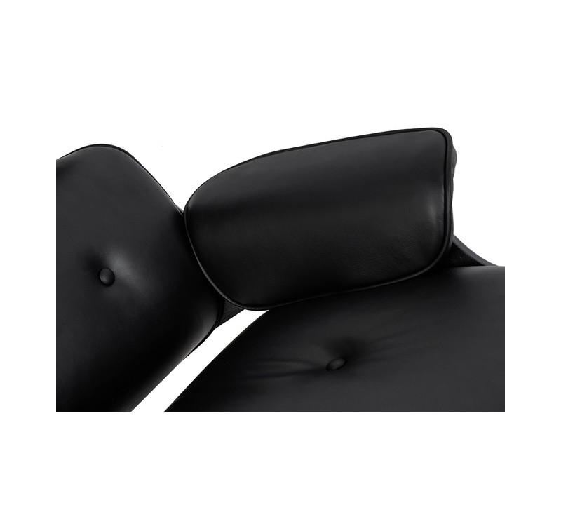 Fotel LOUNGE HM czarny / czarny jesion