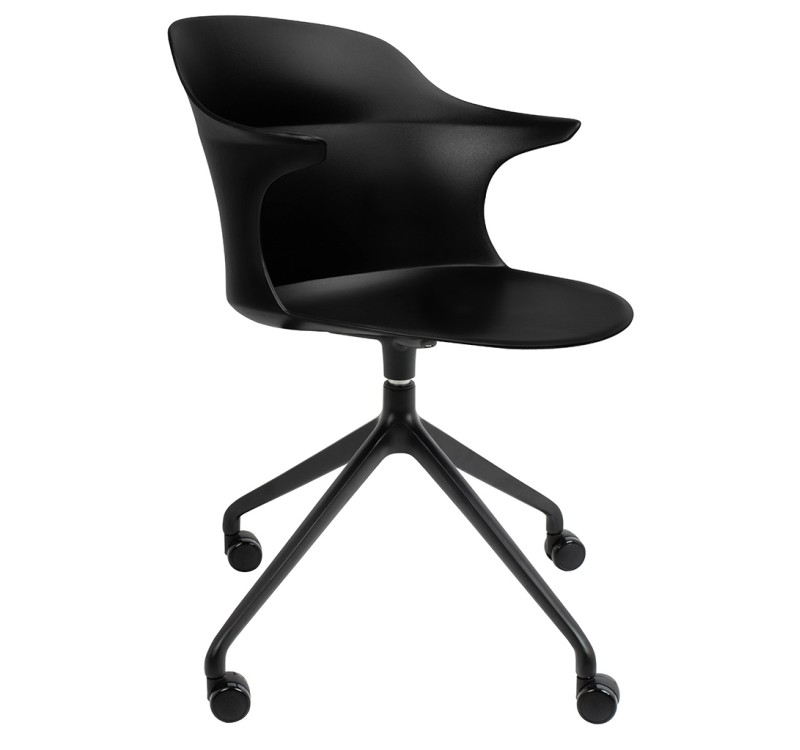 Krzesło biurowe obrotowe BRAZO czarne