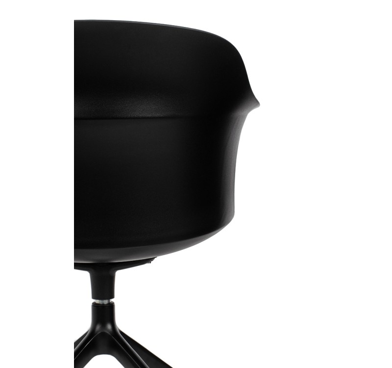 Krzesło biurowe obrotowe BRAZO czarne