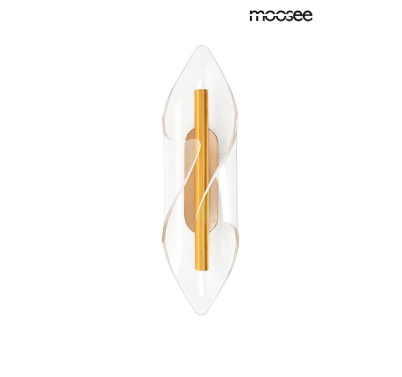 MOOSEE lampa ścienna FROST złota