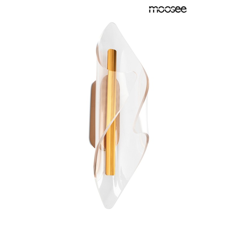 MOOSEE lampa ścienna FROST złota