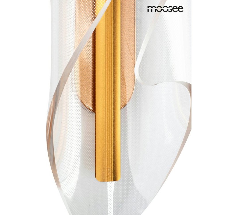 MOOSEE lampa ścienna FROST złota