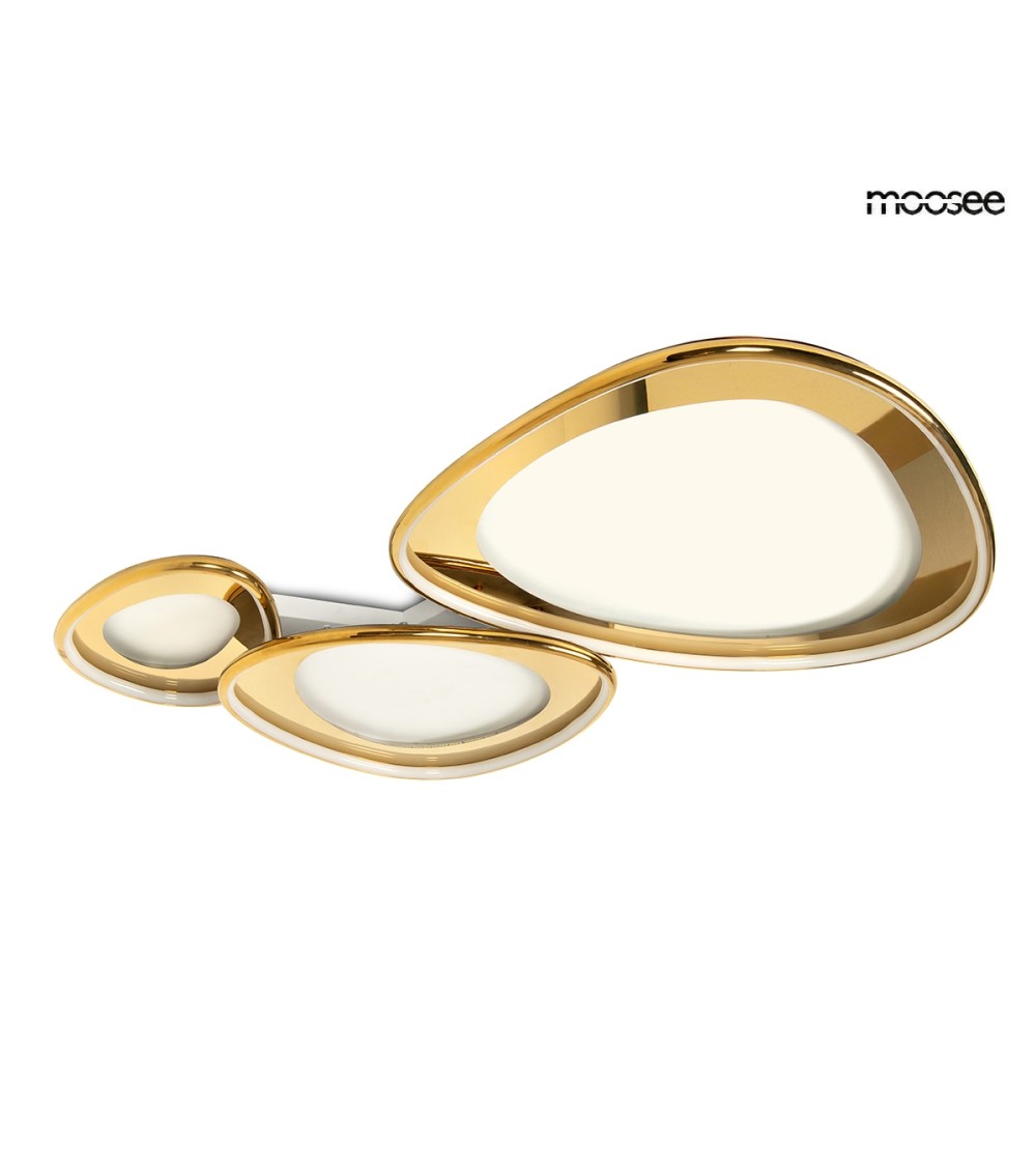 MOOSEE lampa sufitowa / plafon CELL 3     złota