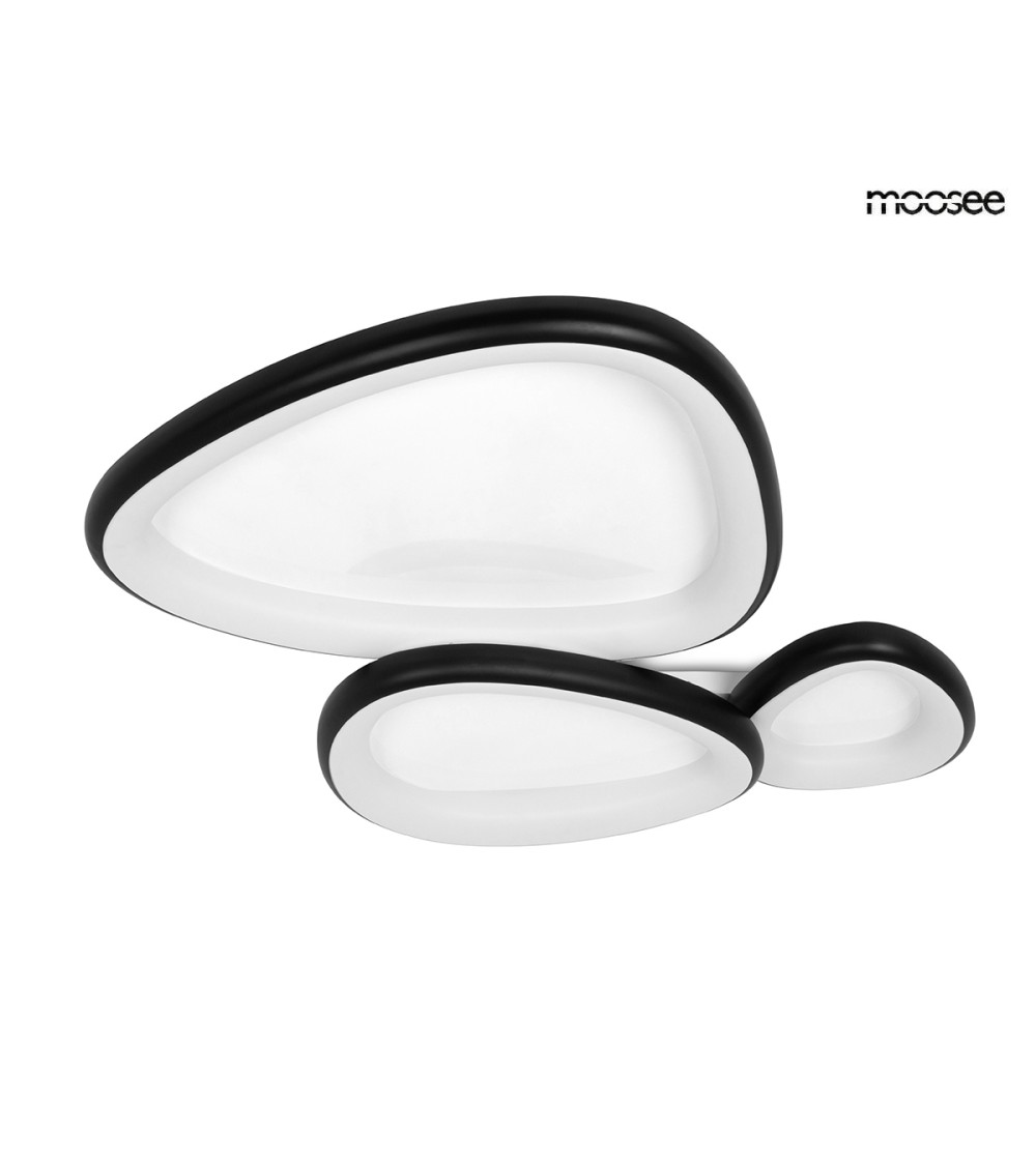 MOOSEE lampa sufitowa / plafon AREA 3     czarna