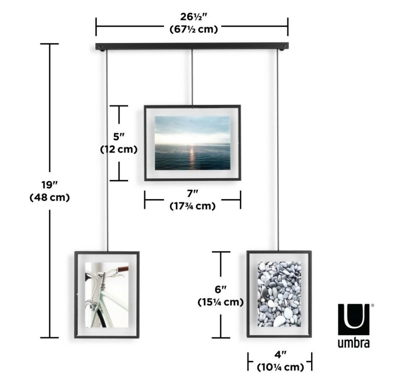 UMBRA ramki na zdjęcia EXHIBIT czarne