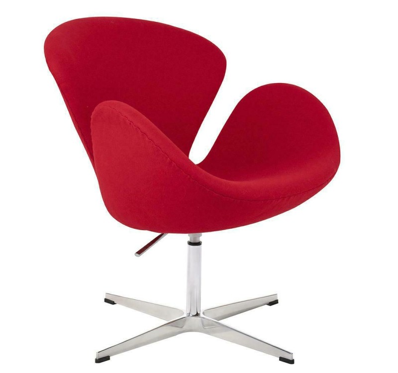 Fotel SWAN PREMIUM regulowany czerwony