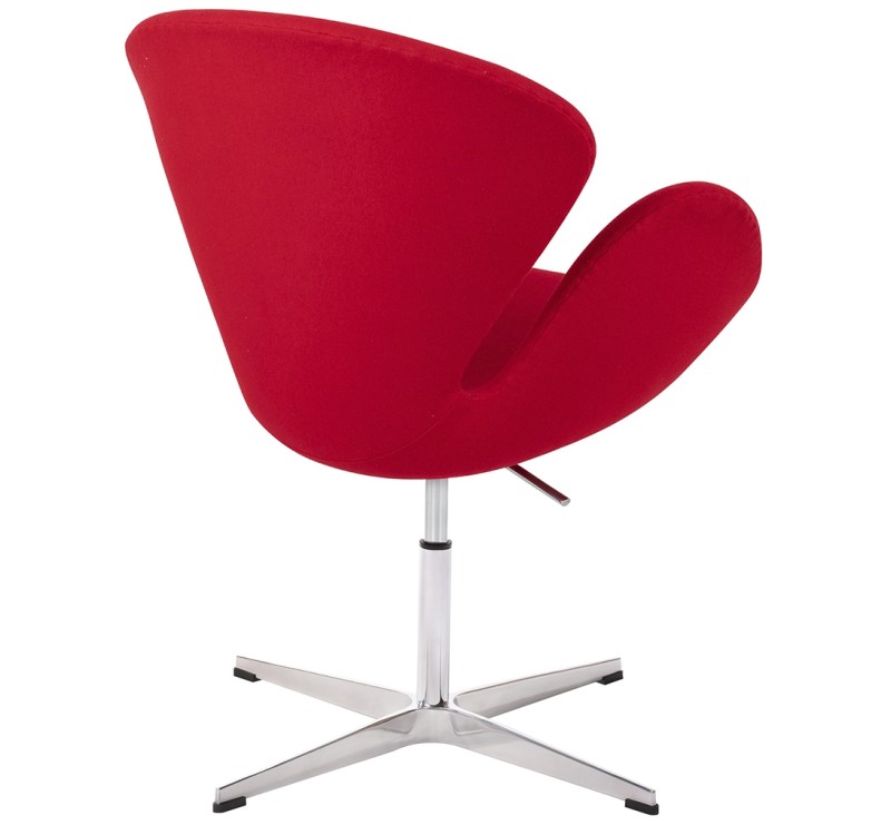 Fotel SWAN PREMIUM regulowany czerwony