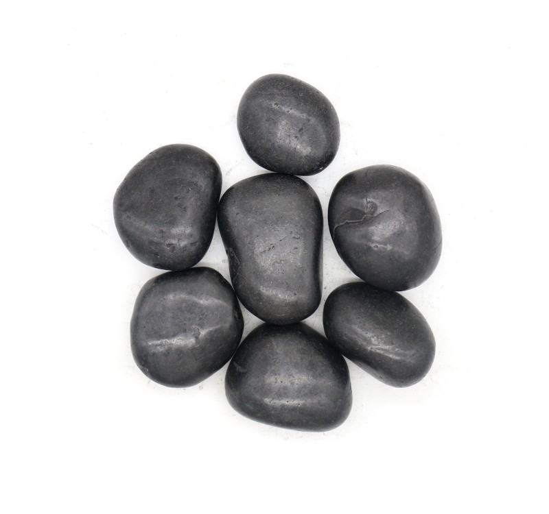 Kamień dekoracyjny ogrodowy 3-5 cm 1000   kg czarny