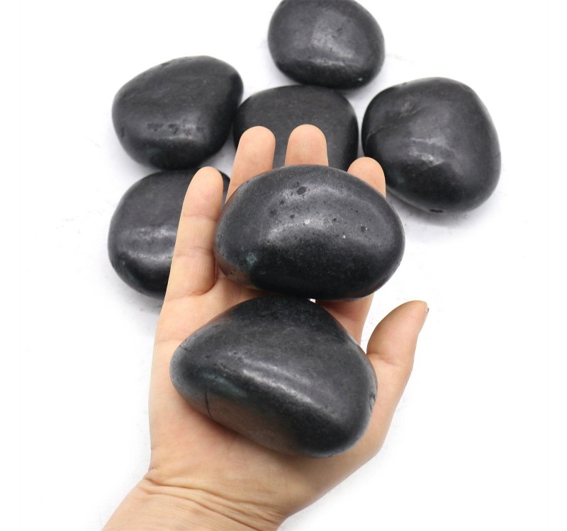 Kamień dekoracyjny ogrodowy 3-5 cm 1000   kg czarny