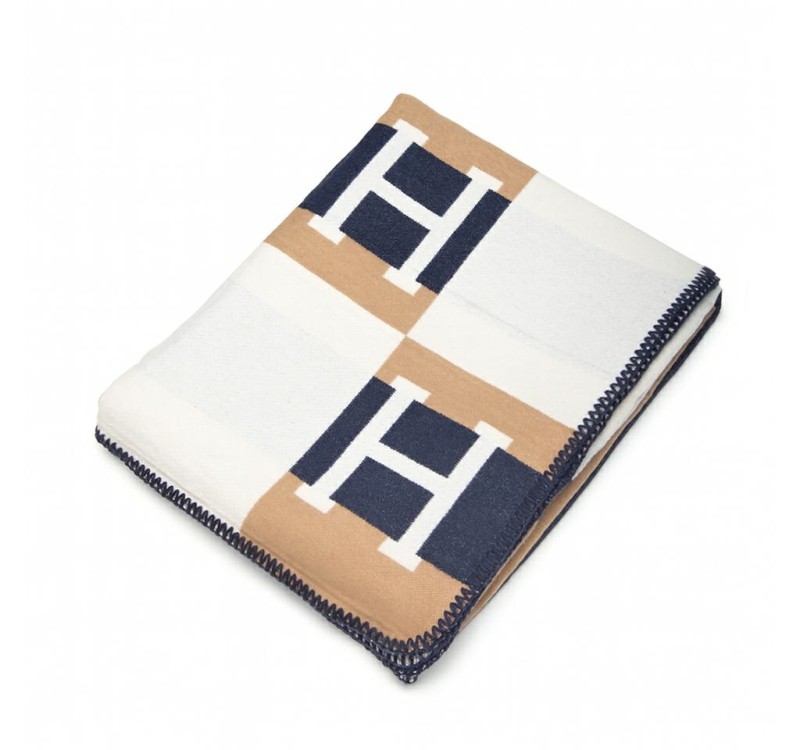 Koc SHP PARIS HOME granatowy / brązowy