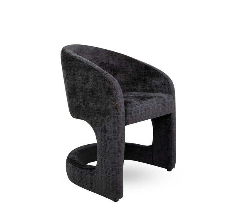 MaMaison krzesło SHELLY czarne