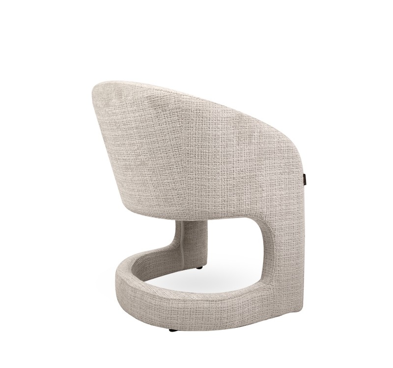 MaMaison krzesło SHELLY beżowe