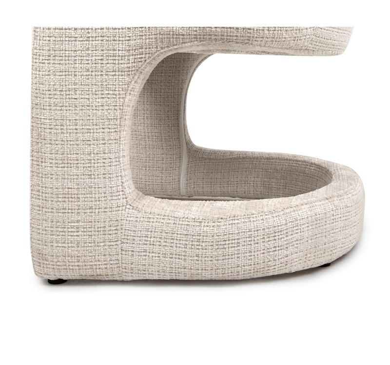 MaMaison krzesło SHELLY beżowe