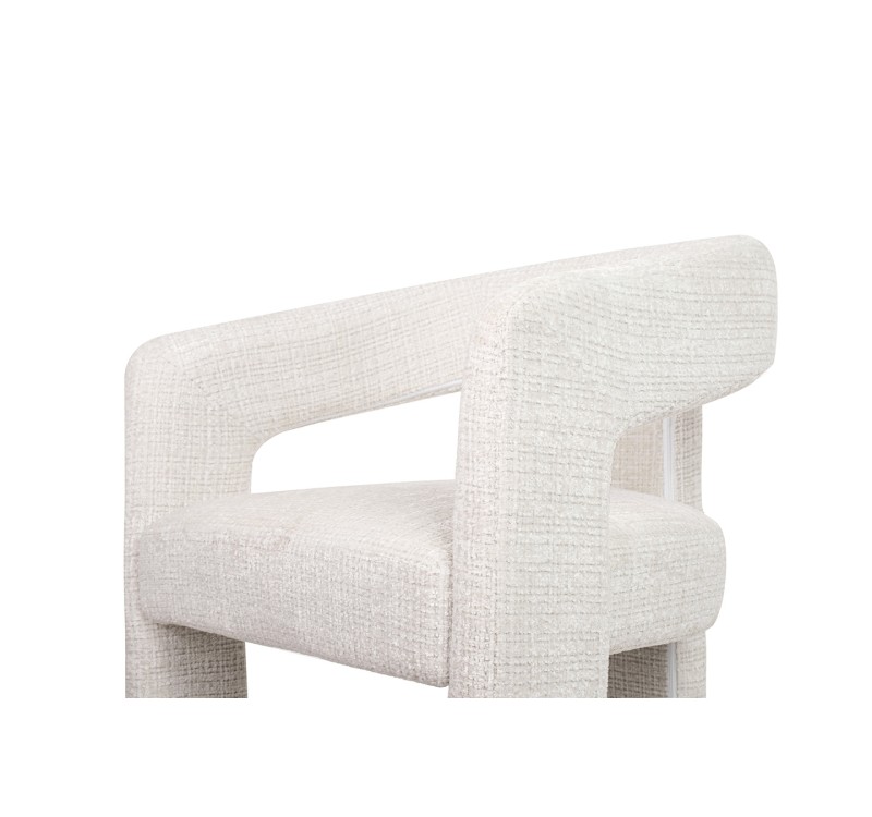 MaMaison krzesło barowe LOGAN białe